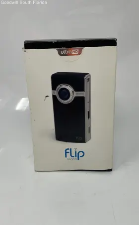 Seflin7 Flip Video Black Ultra Hd Digital Camcorder Open Box Not Tested