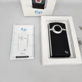 U112ob Flip Video Ultra 4gb Camcorder Black With Box Cables Instructions Tested #2