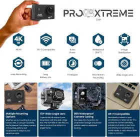 Freeze2trim 445010761726 Pro Xtreme 4k Action Camera - Ultra Hd Waterproof Video With Wi-fi #2