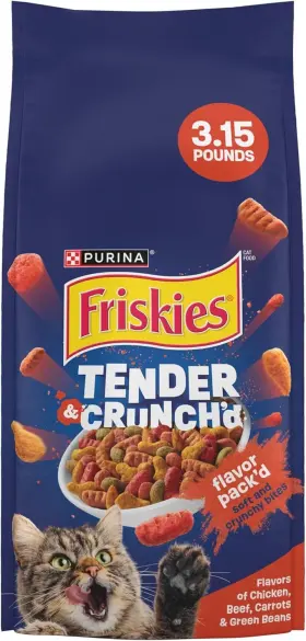 Friskies 050000084500 Purina Tender And Crunchftd With Flavors Of 3.15 Pound Pack 4