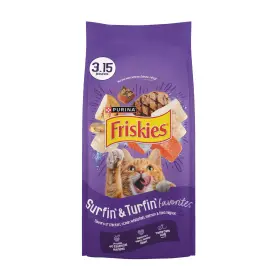 Friskies 050000100347 Purina Cat Food Surfin And Turfin Favorites 3.15 Pound Pack Of 4