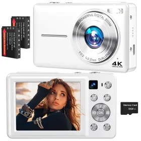 Dc413l Froitx 4k Digital Camera 64mp Autofocus Vlogging With Dual Lens 16x Z