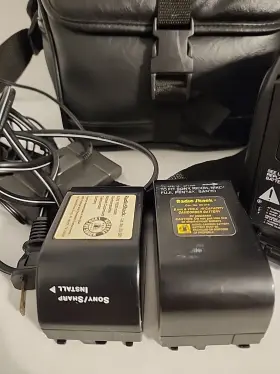 Cg501 Ge Cg505 Thomson Electronics Vhs-c Camcorder With Power Adapter Vhs Etc #2