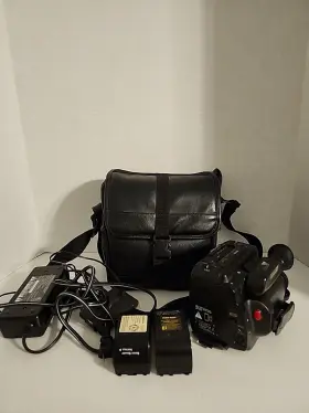 Cg501 Ge Cg505 Thomson Electronics Vhs-c Camcorder With Power Adapter Vhs Etc
