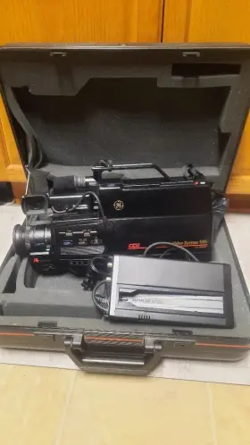Cg9808se Ge Vintage General Electric 1988 Hq Movie Video System Vhs Camera Case Cgr