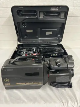 Cg9908 Ge Vintage Camcorder Hq Movie Video System Vhs Untested