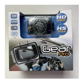 Dvr213bk Gear Pro Action Camcorder Hd 720p Waterproof Touch 2.0 Inch Screen Usb