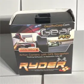 Gdv786gy Gear Pro Ryder High Definition Helmet/action Camera With Gps Navigation
