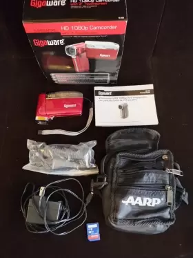16-998 Gigaware Pre Owned 5 Megapixel Digital Camcorder Hd 1080p 3 Inch Touchscreen Tested #2