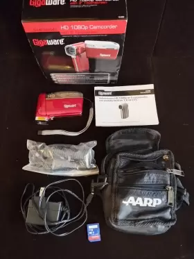 16-998 Gigaware Pre Owned 5 Megapixel Digital Camcorder Hd 1080p 3 Inch Touchscreen Tested #3
