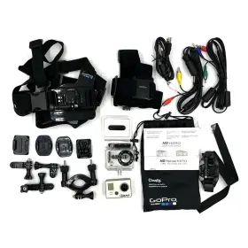 Gopro 044717002018 Original Complete Hd Hero 1 Camcorder - Rare With Chest And Helmet Mounts