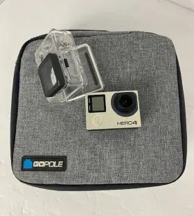 Hero4 Gopro 65465 Black Action Camera With Accessories And Case No Sd Card Euc #2