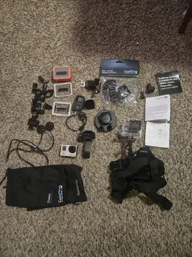 Ahdrh301 Gopro Ahdrh301/extd Hero 3 Silver Edition Waterproof Case Battery Extras