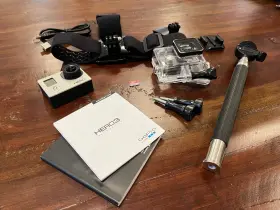 Chdhe-302 Gopro Hero 3 Action Camera - White Edition Accessories Included Good Condition #2