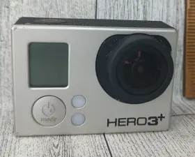 Chdhx-302 Gopro Hero3 Silver Edition Action Camera Tested And Works - No Battery Included