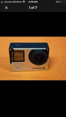 Chdhx401rb Gopro Hero4 Black Edition Action Camera 12mp Waterproof