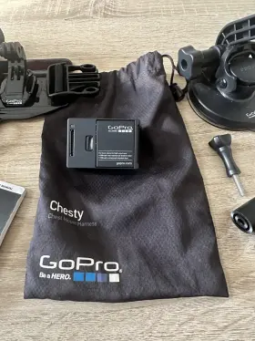 Hero3silver Gopro Used Once Hero3 Silver/white 1080p Action Camera W Windshield Chest Mount #3