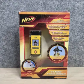 Hasbro 021331490568 Nerf Action Camcorder Lcd Screen 2012 By Mounts Included Bike Bicycle New