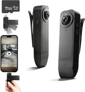 Heart Link 705353731549 Body Camera With Audio - 1080p Hd Wearable Mini 64gb Night