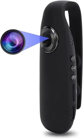 Heayzokigowxiyk5t36352 Heayzoki 1080p Mini Camcorder Dash Cam Body Camera Motorcycle Back Clip Style