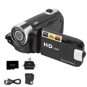 Y0011 Heliora Protable Digital Camcorder 1080p High Definition Dv 16x Dig