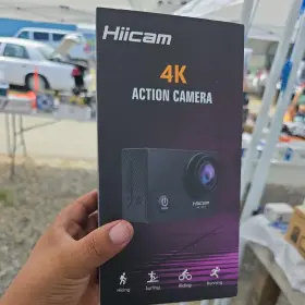Hc-ac9 Hiicam Action 4k Camera Waterproof Extreme Sports Remote Control Mounts New Sealed