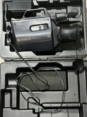 2400a Hitachi Fully Automatic Zoom Cam Vhs Camcorder Untested #3