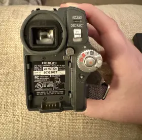 Dz-mv730a Hitachi Dvdcam Has Battery Untested #2