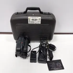 Vm-e10a Hitachi Camcorder And Accessories With Case