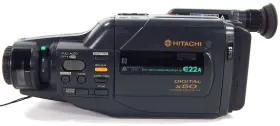 Vm-e22a Hitachi 8mm Video Camera Hard Case 3 Batteries Remote And Ac Cord As-is #3