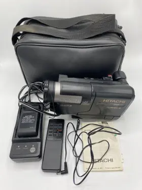 Vm-e230a Hitachi 8mm Camera Camcorder Vcr Player Video Transfer Used Once Euc