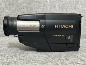Vm-e52a Hitachi 8mm Camcorder Ac Adapter Remote 3 Blank Tapes Carry Case Read #2
