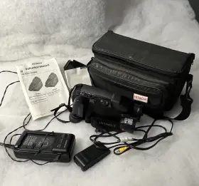 Vm-e53a Hitachi Video 8 Camcorder Camera Vintage