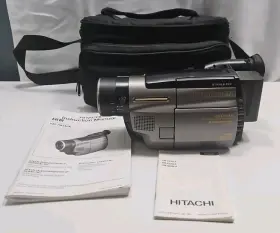 Vm-h835la Hitachi Vintage Video Camera Camcorder Working Bag Manual Charger