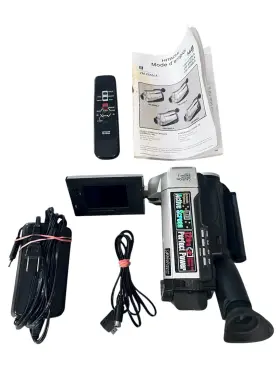 Vm-h855la Hitachi Video 8 Hi8 Camcorder With Remote Cables Manual Working Cond