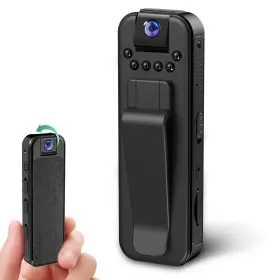 Hkfug 344448437419 Mini Body Camera Hd 1080p Portable Video Recorder With 180 Rotatable Lens We