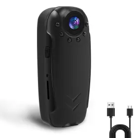 Qr008 Hkfug Mini Body Camera 1080p Hd Portable Video Recorder With Night Vision Motion