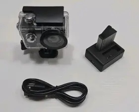 Hcam10 Hls 4k Sports Action Camera With 2 Batteries And Charger