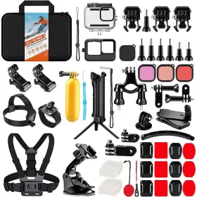 Hongdak 768494628765 Action Camera Accessories Kit For Gopro Hero 12 11 10 9 Black Waterproof Hou