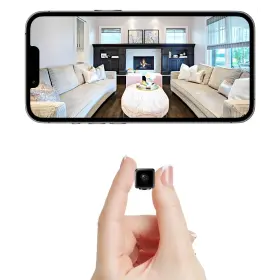 P-l-18 Howkow 4k Mini Indoor Camera Security Wireless Small Home Wifi Blackish-brown