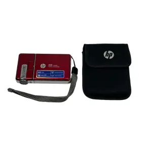 V5040u Hp Digital Camcorder Hd1080p Iso 1600 12mp 5.0 Megapixels Red Tested #2