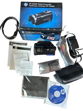 V5060h Hp Digital Camcorder Black Used