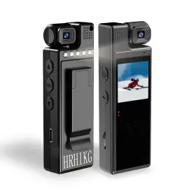 Hrhikg 784300765684 Body Camera Mini Bodycam Portable Cameras Wearable Personal Camcorder With 1