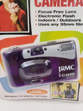 Icam 084438986211 Pc 200 Jrmc 35mm Film Flash Camera Purple New Factory Sealed #2
