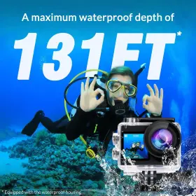 20mp Icefox 750739609226 Action Camera 4k Underwater Eis 40m Ultra Hd 170 #3
