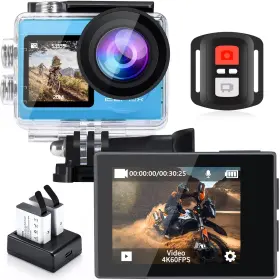 20mp Icefox 768351713412 I8 Action Camera With 4k 60fps 5x Zoom Underwater Waterproof Wi