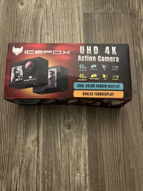 B09tl6pjq9 Icefox Action Camera 4k 60fps 20mp Underwater Eis Jet Black Open Box #2