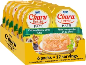 Usa202 Inaba Churu Entr E Pate For Cats Grain-free High 1 Count Pack Of 6