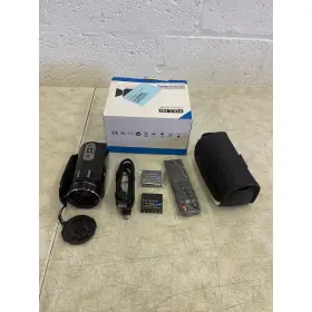 36mp Inova 702163420427 Actitop Video Camera Fhd 1080p 30fps 16x With Case And Remote - Black
