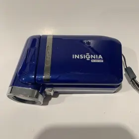 Ns-dv20p Insignia Hd Digital Camcorder Blue Pocket Recorder Untested Sold As Is